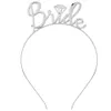 Bride Letter Bride to be Wedding Headdress Accessories Party Headband Alloy Headband Hair Accessories Single Party Headpieces