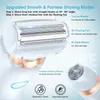 Epilator Electric Razors for Women 2 In 1 Bikini Trimmer Face Shavers Hair Removal Underarms Legs Ladies Body IPX7 Waterproof 231128