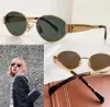 Occhiali da sole firmati Top Fashion Luxury per donna uomo 4235 occhiali stessi occhiali da sole di Lisa Triomphe beach street photo piccoli sunnies metallo full frame bel regalo