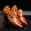 Ubranie męskie buty biurowe Męskie Business Skórzane buty męskie modne przyjęcie weselne mieszkania plus rozmiar 48