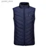 Gilet da uomo coreano New Nine Zone USB caldo abbigliamento elettrico gilet riscaldante cappotto da pesca per uomo e donna Q231129