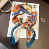 Sjaals Fashion Kerchief 7070cm Silk satijnen nek sjaal voor vrouwen blauwe hijab sjaals vrouwelijke vierkante sjaals en wikkelt sjaals voor dame cadeau j230428