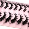 False Eyelashes NEW Cat Eye Eyelashes Manga Lashes 3D Clear Band Lashes Natural Full Half Lashes End Eye Elongated Mink Lashes Fluffy Eyelashes Q231129