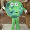 Natal verde mundo terra mascote traje de alta qualidade personagem dos desenhos animados roupas halloween carnaval vestido ternos adulto tamanho festa de aniversário ao ar livre outfit