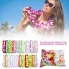 Couronne de fleurs décoratives, décorations de fête hawaïenne, collier de Style Tropical, thème vacances, mariage, plage, anniversaire