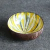 Bowls Excellent Natural Coconut 7 Styles Shell Textured Vintage Painted Storage Reusable
