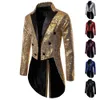 Mäns kostymer Blazers Men's Suit Round Sequin Button Tuxedo Stage Show Wedding Host Dance Festival Celebration Dinner Casual Men's Wear Men's Coat 231129