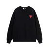 Sudadera con capucha Diseñadores masculinos y femeninos Amis Paris Sudadera con capucha de alta calidad Bordado Red Love 2023ss Primavera Cuello redondo Jumper Pareja Sudaderas Fan