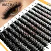 Faux-cils HBZGTLAD 30D/40D/60D/66D/80D/88D/100D 9-16mm mélange D Curl Extensions de cils individuelles grappes cils doux naturels faux cils Q231129