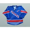 Anpassad France Hockey Jersey alla spelare eller nummer nya toppstitched S-M-L-XL-XXL-3XL-4XL-5XL-6XL