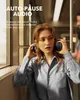 Anke Soundcor Fones de ouvido Bluetooth sem fio com cancelamento de ruído Fone de ouvido de longa duração da bateria HD Qualidade de som Carregamento rápido 131S7
