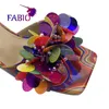 Sandals New multicolor medium heel sequin women's slipper casual banquet fashion party women's slipper Italian shoes J230428