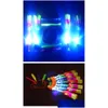 LED Flying Toys Fantastiska blinkande LED -pilrakethelikopter Roterande Flying Toys Light Up For Kids Party Toy Drop Delivery Toys DHFDW