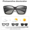 Sunglasses Polarized Men Wear Over Myopia Prescription Glasses Pochromic Fishing Eyewear Vintage Night Vision Driving Goggles