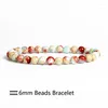 Strand Nature Shoushan Stone Breads Bracelets for Women Natural Energy Snakakinkin Reiki Yoga Mężczyźni Modna Biżuteria