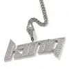 Charms Aangepaste Persoonlijkheid Letters Naam Hangers Kettingen voor Mannen Hip Hop CZ Steen Bling Iced Out Rapper Sieraden Drop 231128