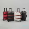 aluminum luggage designer travel suitcase Fashion Men Women Letters Purse Spinner Universal Luggages with wheels Duffel Bags