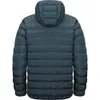 Hommes chaud imperméable vers le bas bomber veste hommes à capuche coupe-vent hommes vestes d'hiver manteau taille S-3XL 6ER0D