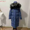 Parkas en duvet pour femmes Fit -30 manteaux à capuche en fourrure plus épaisse manteau en duvet chaud et moelleux Fe hiver style pain coupe-vent Parkas wy576 L231129