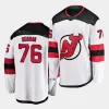 New Jersey Hockey Devils 7 Maglia Dougie Hamilton 18 Dawson Mercer 28 Damon Severson 90 Tomas Tatar 63 Jesper Bratt Jack Hughes Nico Hischie