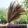 Decorative Flowers 120cm Artificial Pampas Grass Dried Wild Reed Branch Fake Plant Wedding Party Home Decoration Simulation Flower Supplies