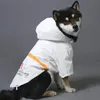 Odzież dla psa luksusowe ubrania pieskowe kurtka Rain Rain Flaspilne kosmiczne kombinezon z kapturem odzież dla dużych średnich psów kostium odzieży 231129