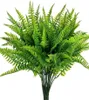 Artificial Boston Fern Plants buskar buskar grönska för huset Plast Garden Office Decor17696249