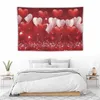 Arazzi Bandiera Cappello San Valentino Arazzo da parete per soggiorno Camera da letto Dormitorio Decorazioni per la casa 7 X 8FT / Gagliardetti colorati