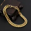 Hip Hop Men Style Stainless Steel Cuban Link Chain armband sieraden voor cadeau