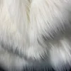 Fabric 100*160cm 70mm Hair Length Bleached Roll Hair 1000g Fur Collar Toy Carpet Home Textile Big Fox Hair Cosplay Handmade DIY Fabric