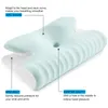 Kussen Memory Foam Kussen Slapen Bed Orthopedisch Langzaam rebound Vlindervormig kussen voor nekpijn Soft Relax Cervicale nekbrancard 231129