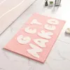 Badematten Rosa Badematte Get Naked Alphabet Weiche Beflockung Teppich Dusche Fußpolster Eingang Fußmatte Wasseraufnahme Teppiche Badezimmer De318d