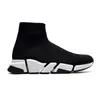 Top Quality Casual Luxury Speed Trainers 1.0 tricot brillant Hommes chaussettes bottillons Slip-On Flat Sole Femme Plate-forme Mocassins designer noir blanc vitesse 2.0 Femmes DHgate Taille 36-45