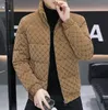 Hommes coton rembourré hiver hommes manches à capuche doudoune coupe-vent vers le bas vêtements d'extérieur casual hommes impression vestes épais manteaux chauds hauts vêtements d'extérieur