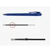 Ballpoint Pens 100 Pcs Black Red Blue 07mm Pen Refill School Stationery Office Writing Refills Supplies 231128