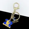 Keychains 수제 그리스어 여학생 Sigma Gamma Rho 로고 푸들 22 방패 하이힐 신발 키 고리 Key Rings 액세서리 보석