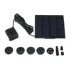 Trädgårdsdekorationer 200l/h solpanel Power Water Pump Pool Pond Mini Pumpar 1.2W Solenergi Bird Bath