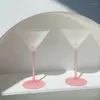 Copos de vinho 2 peças conjunto de copos de coquetel para festa em casa bar casamento piquenique mousse martini drinkware