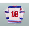 MAGLIA HOCKEY TEAM USA ANNI '70 18 personalizzata NUOVA cucitura superiore S-M-L-XL-XXL-3XL-4XL-5XL-6XL