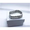 Uhrenarmbänder, Armbänder, Uhrenarmbänder, modisch, klassisch, Titanstahl, digitales Armband, Designer, Luxusmarke, verstellbarer Schmuck, Joyas Drop Deli Dhdxe