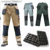 Men's Pants Men's lti-Pocket Cargo Pants Outdoor Work Pants Wear-Resistant Pants Worker's Trousers With Leg Bag L231129