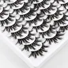 Falsche Wimpern, 3/5/16 Paar Wimpern, Make-up, weich, flauschig, 3D-Nerz, falsche Wimpern, dick, handgefertigt, Volumen, Nerzwimpern, künstliche Cils, natürliche gefälschte Wimpern, Q231129