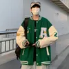Kurtki męskie Koreańska moda Hip-Hop Baseball Jacket Men Y2K Spring Autumn Streetwear Brand Ognitarsowe płaszcze Relaksed Casual Pa Kurtki 231128