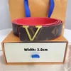 Designer Women Width Lampella 30 mm Fantasca Cintura in pelle genuina 20 Stili di altamente qualità con cinture a scatola AAA2088A