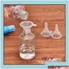 Bottiglia di profumo per bottiglia Fragranza Deodorante Salute Bellezza Mini piccoli imbuti in plastica per olio essenziale liquido Riempimento vuoto Dhhyt Dr Dhqfb