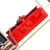 Handtasche hochwertige Designer Abendtasche 23cm Patent Kalbsleder Clutch Bag 10A Spiegelqualität