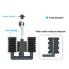Akcesoria bio gąbki filtra Akwarium zanurzalna pompa filtrowa podwójna biochemiczna gąbka do czołg kawarniczy pompa powietrza wyposażenie przeciwienia na wodę cir