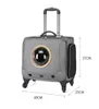 Carriers Pet Travel Trolley Case Portable Pet Suitcase with Universal Wheel General Pet Box for Cats and Dogs Pet Luggage