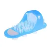 Plastic Bath Shower Foot Brush Scrubber Bath Shoe Feet Massage Slippers Brush Scrub Exfoliating Feet Spa Shower Remove Dead Skin292M