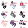 Conjuntos de roupas Bebê recém-nascido Hoodie Outfits Floral Tribal Monocromático Elk Camuflagem Leopardo Listrado Arco Com Capuz Primavera Outono Menino Menina Cl Dhfag